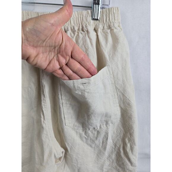 Hemp Cotton On Unisex Size Large Natural Pull On Shorts Pockets Mock Fly  #753 - Picture 6 of 9